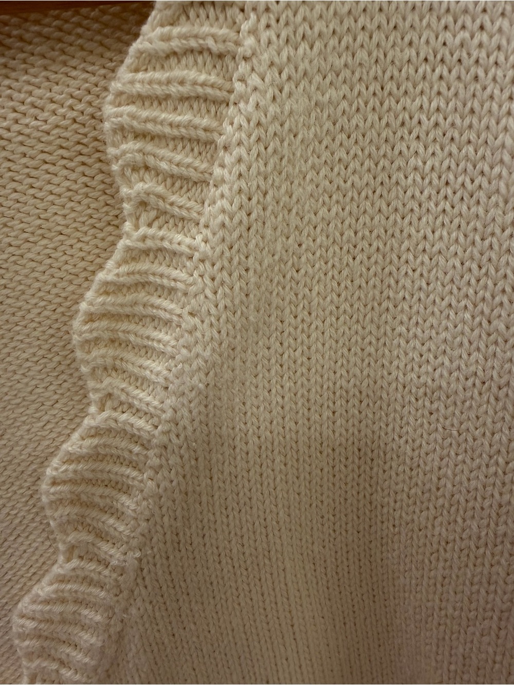 Neuflora Cream Wrap Sweater NWOT - Picture 3 of 3